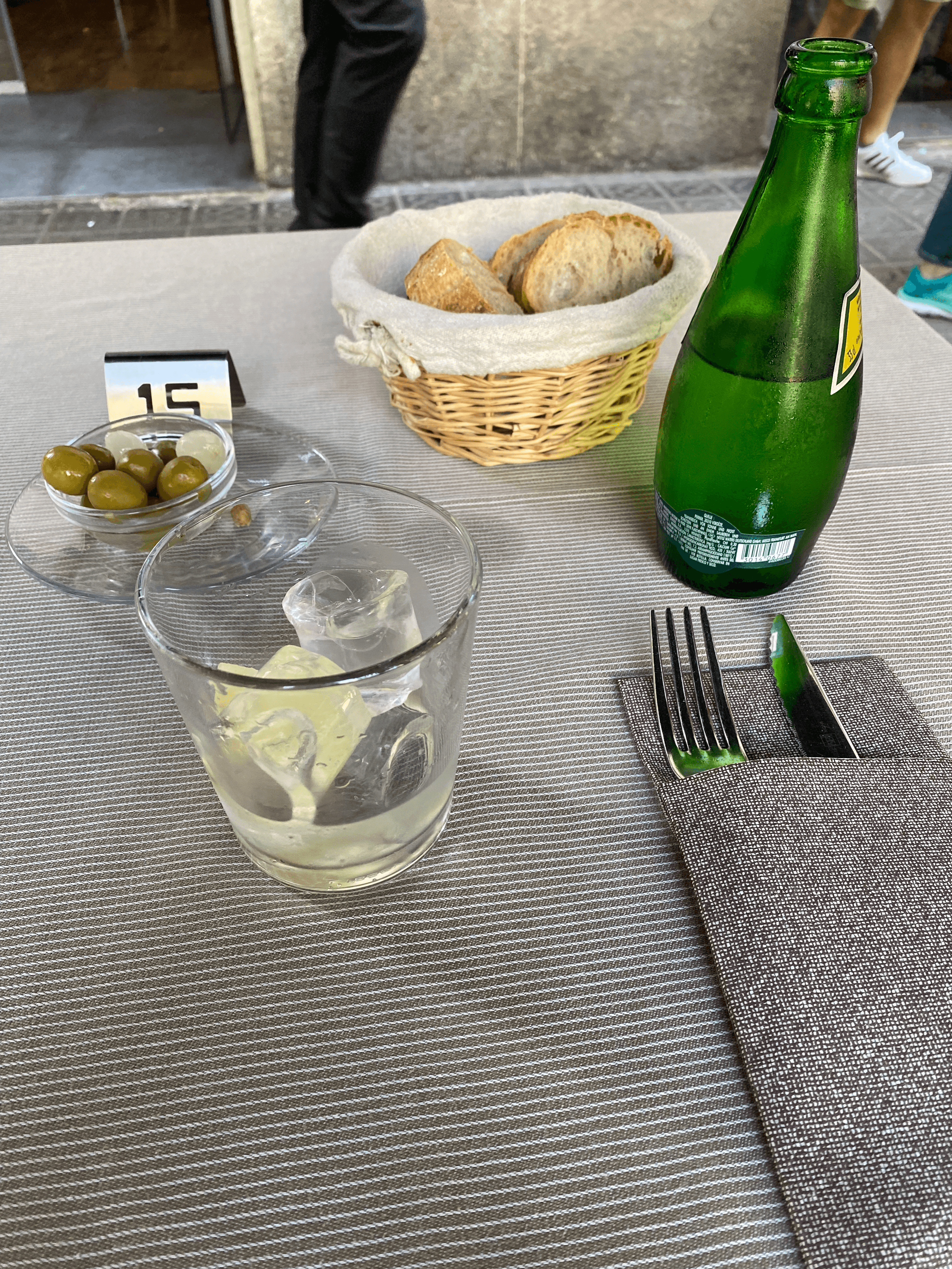 Water and
olives